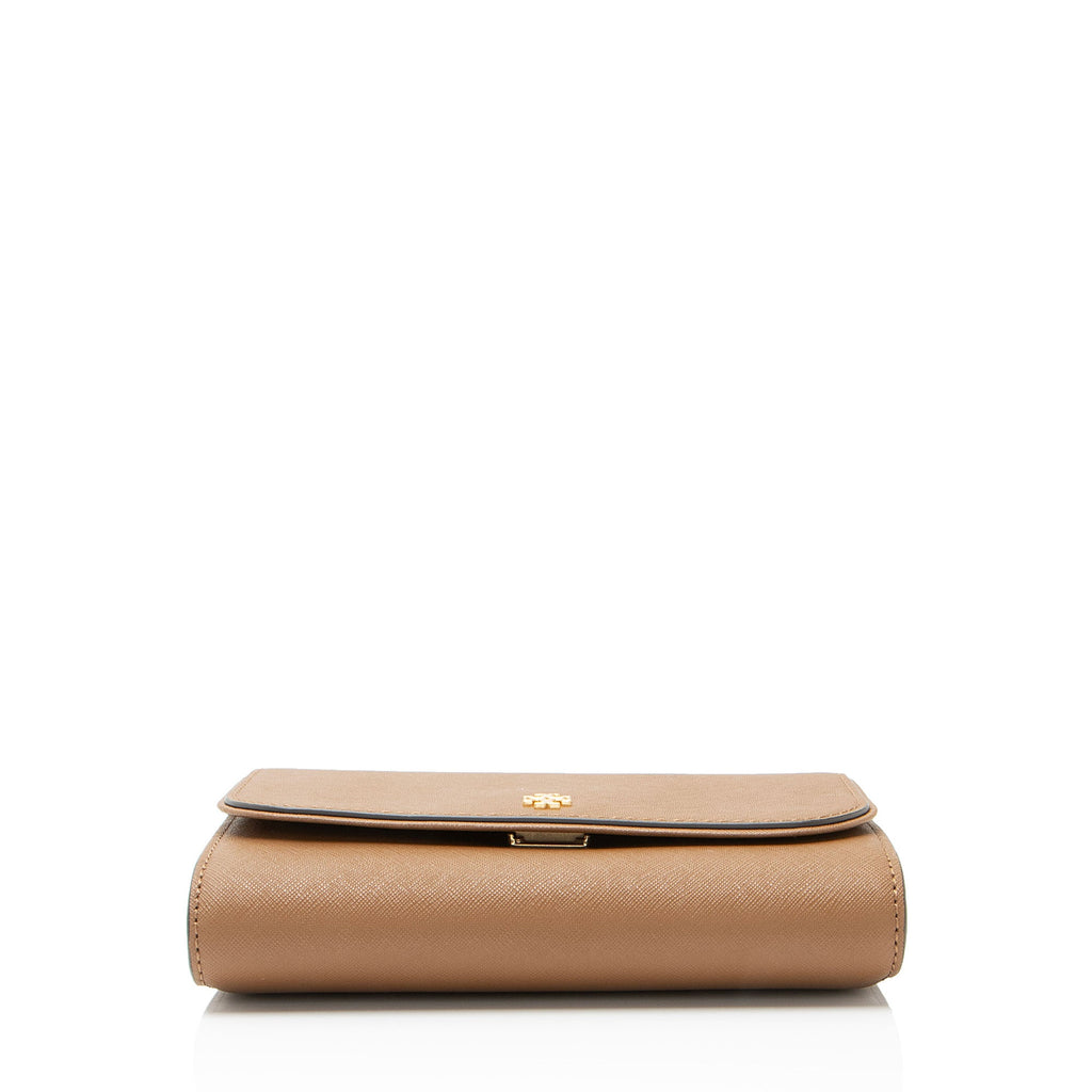 Tory Burch Leather Emerson Wallet on Chain