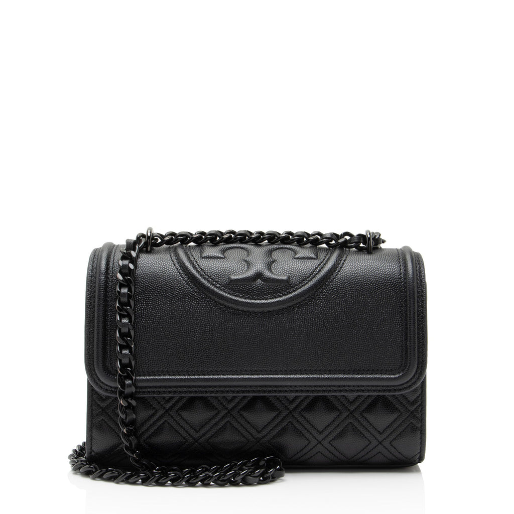 Tory Burch Leather Fleming Small Shoulder Bag