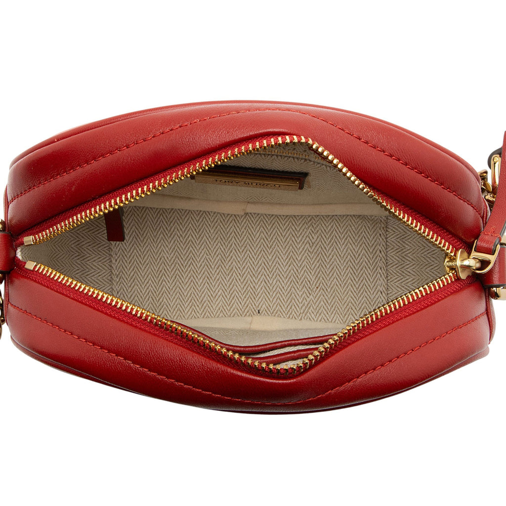 Tory Burch Leather Kira Colorblock Small Camera Bag