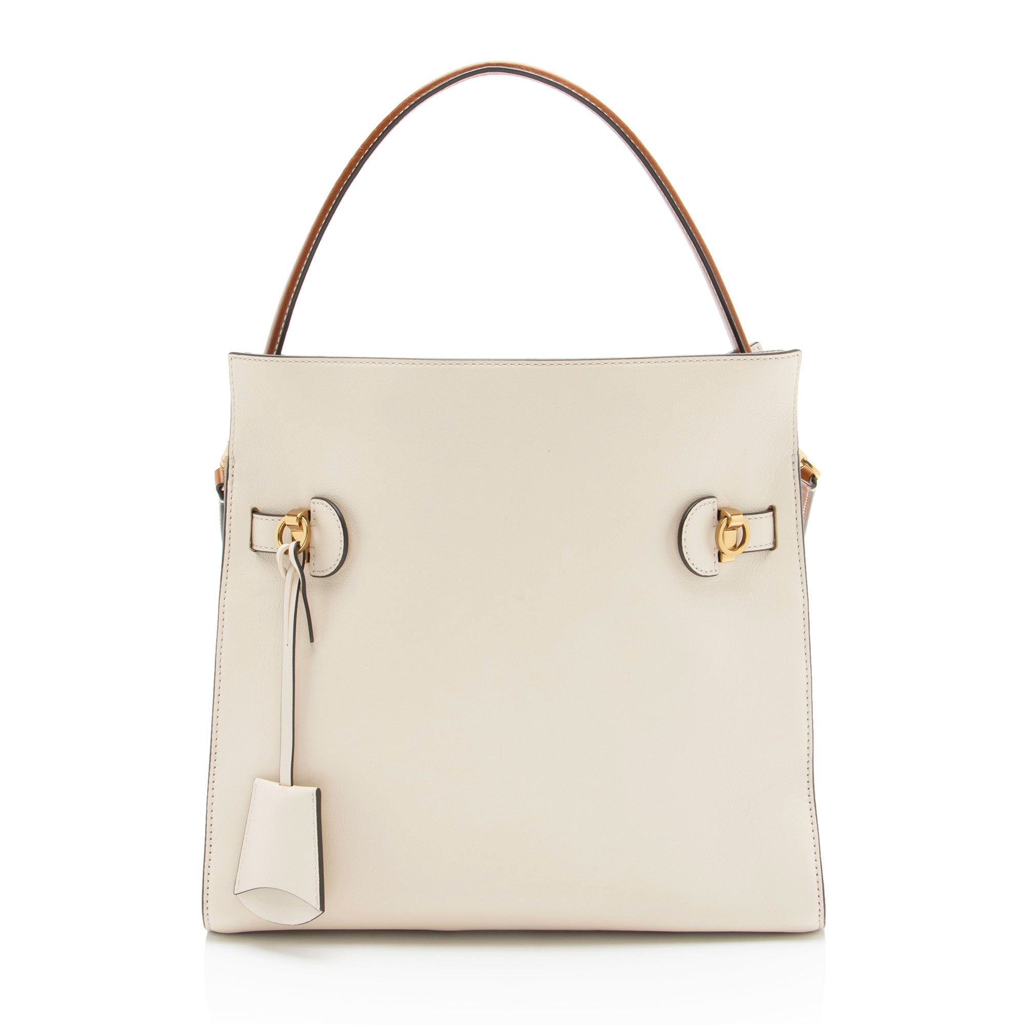 Tory Burch Leather Lee Radziwill Double Satchel