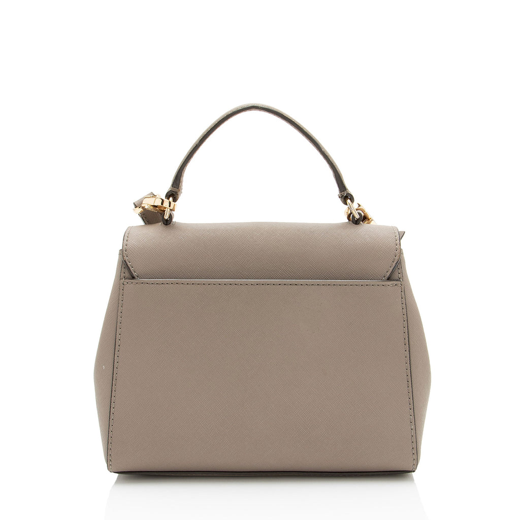 Tory Burch Leather Robinson Small Top Handle