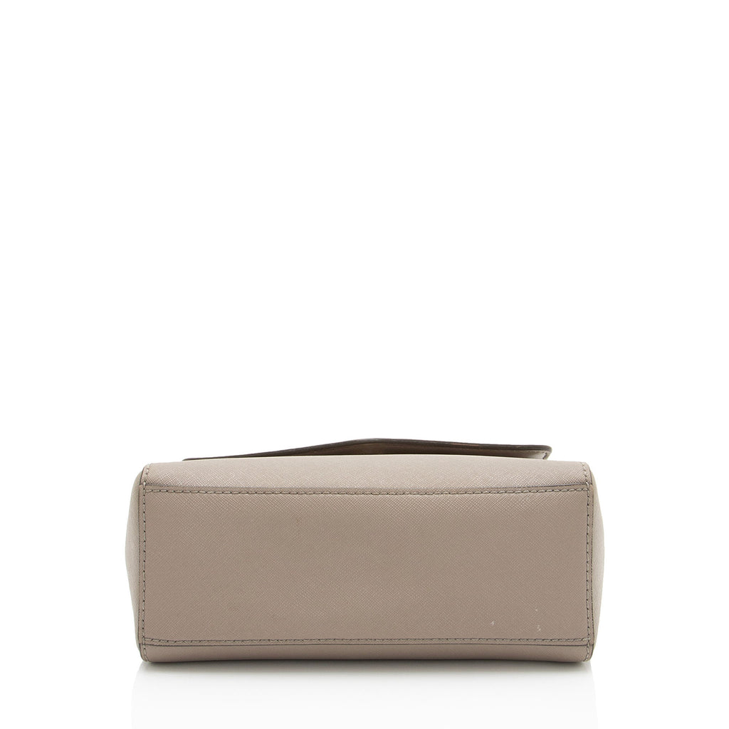 Tory Burch Leather Robinson Small Top Handle