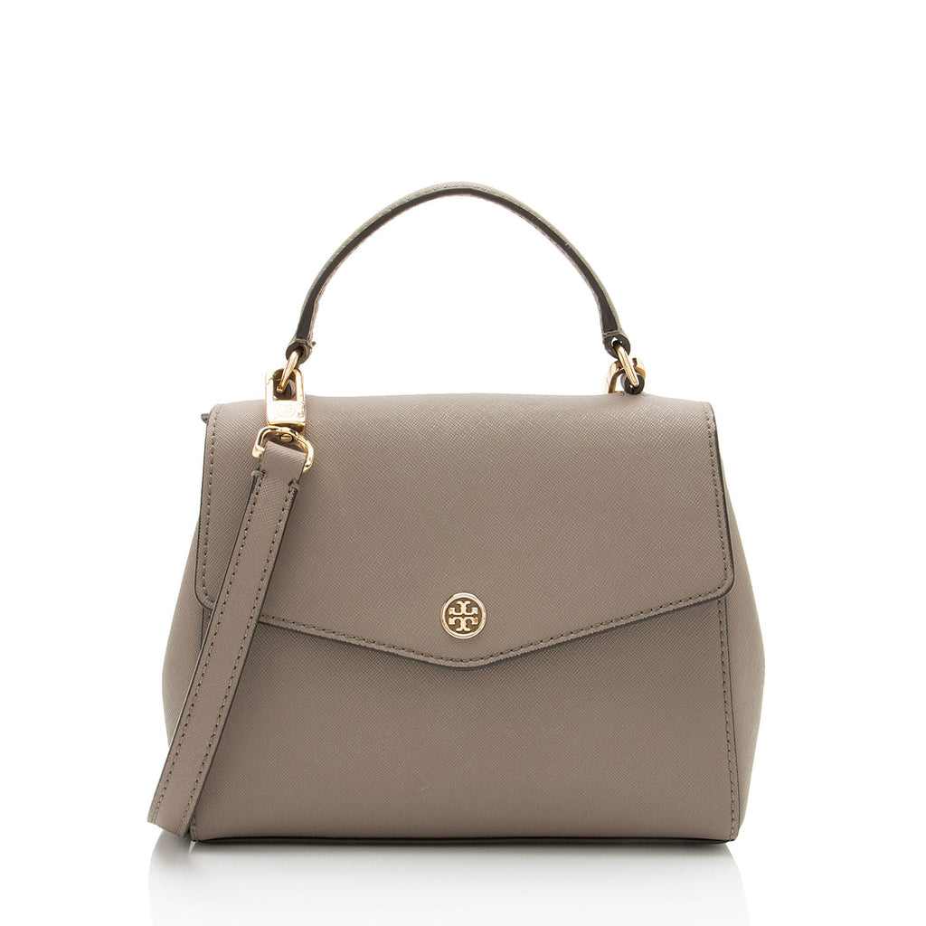 Tory Burch Leather Robinson Small Top Handle