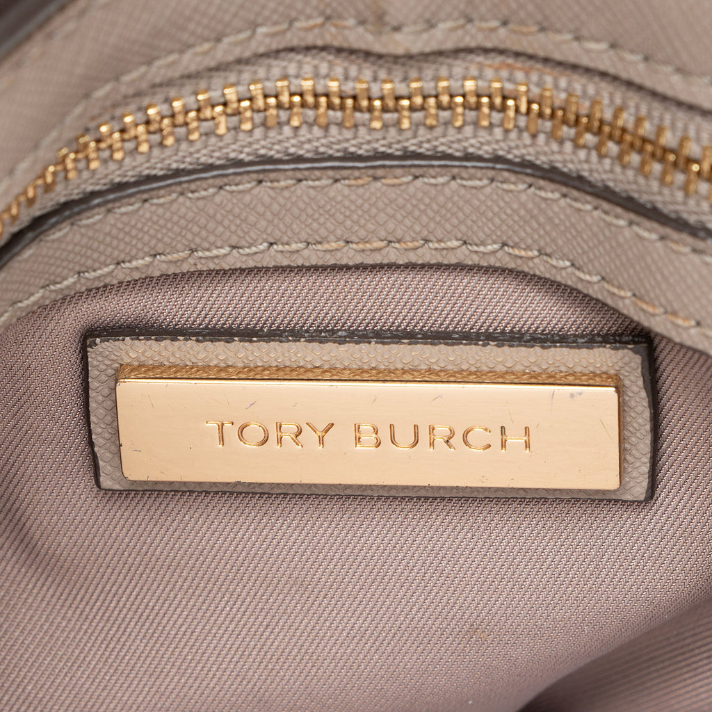 Tory Burch Leather Robinson Small Top Handle