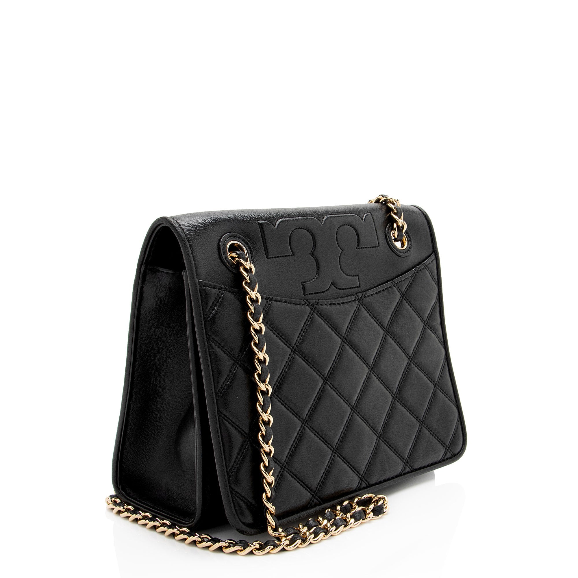 Tory Burch Leather Savannah Chain Shoulder Bag
