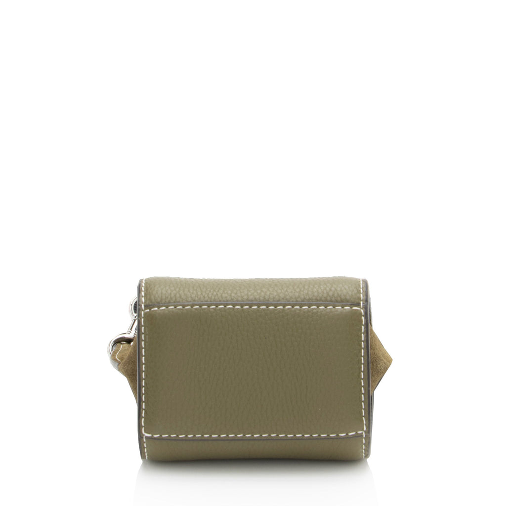 Tory Burch Leather Suede Lee Radziwill Petite Bucket Bag
