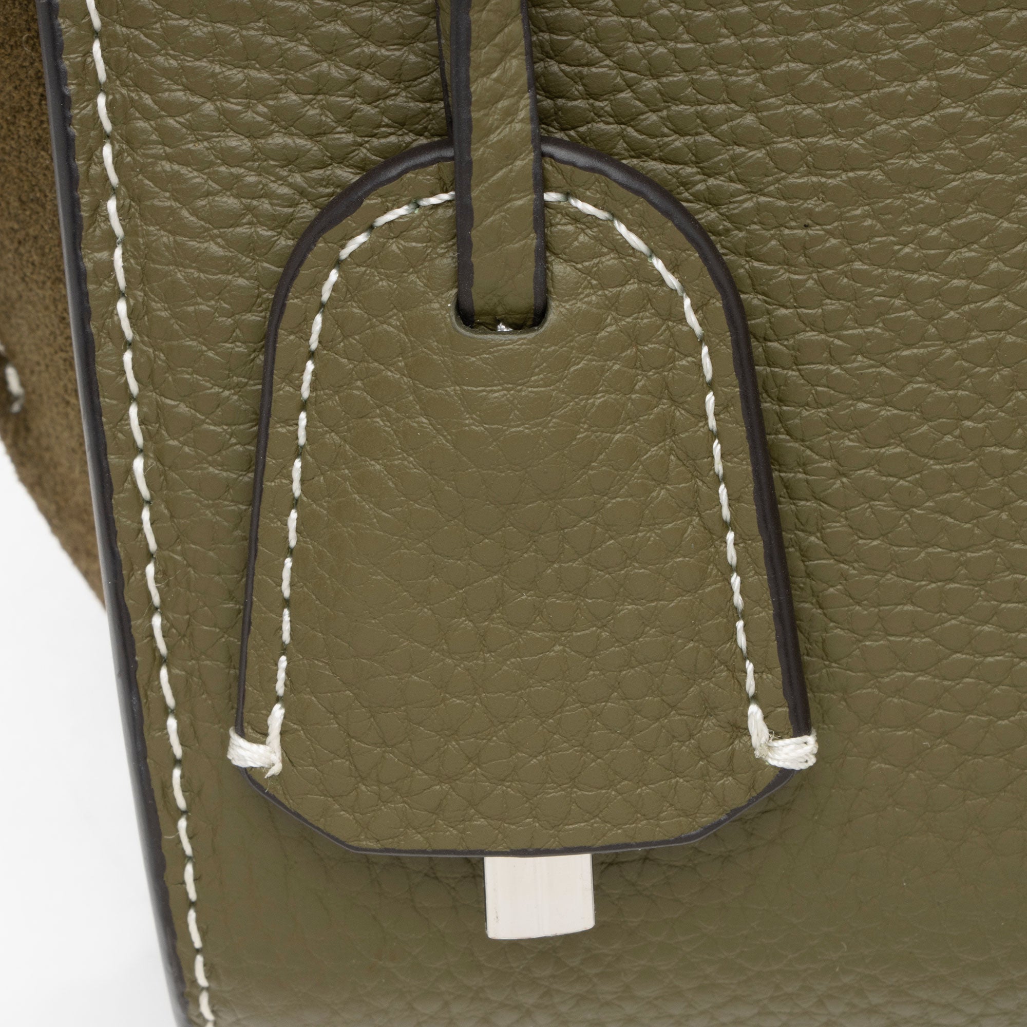 Tory Burch Leather Suede Lee Radziwill Petite Bucket Bag