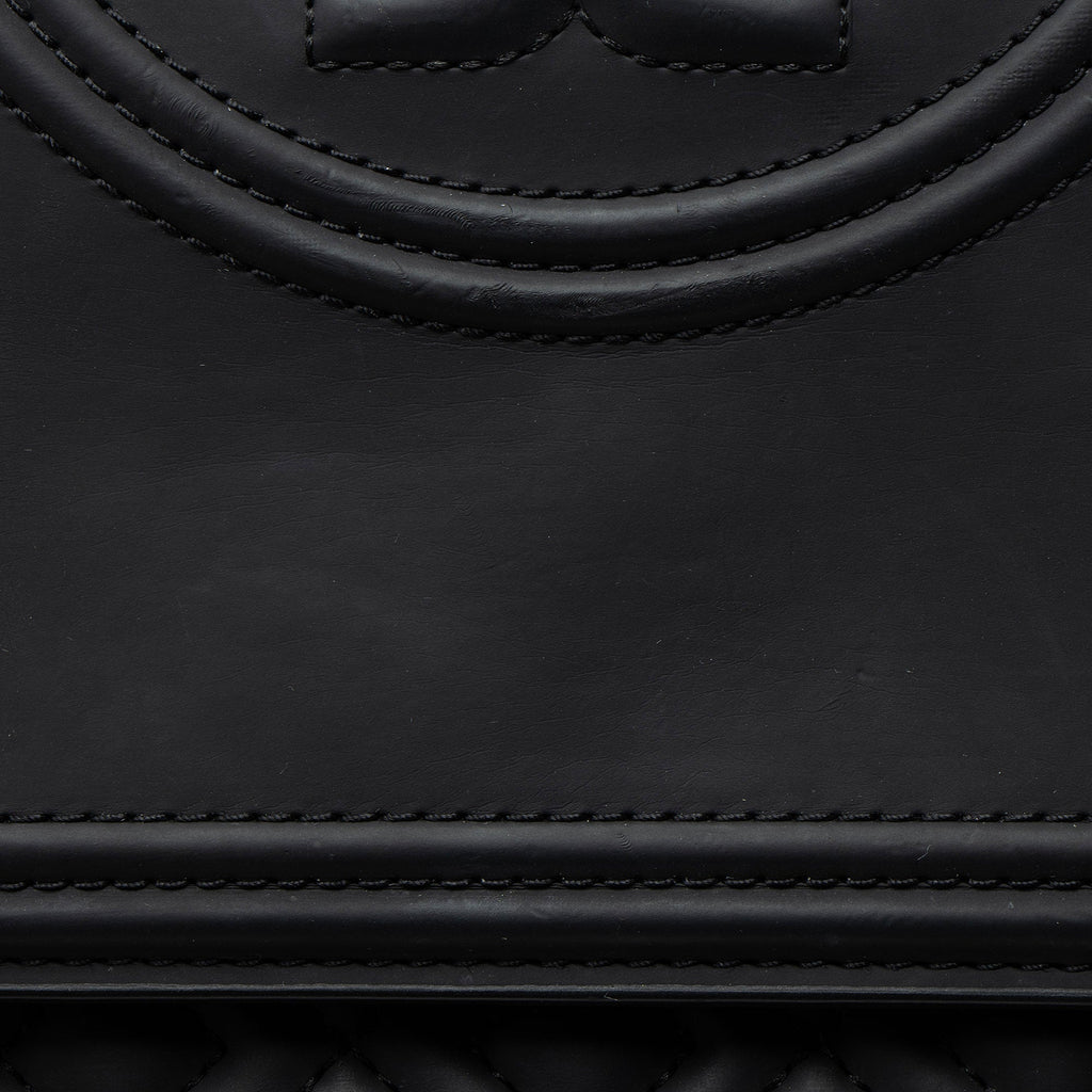 Tory Burch Matte Leather Fleming Medium Shoulder Bag