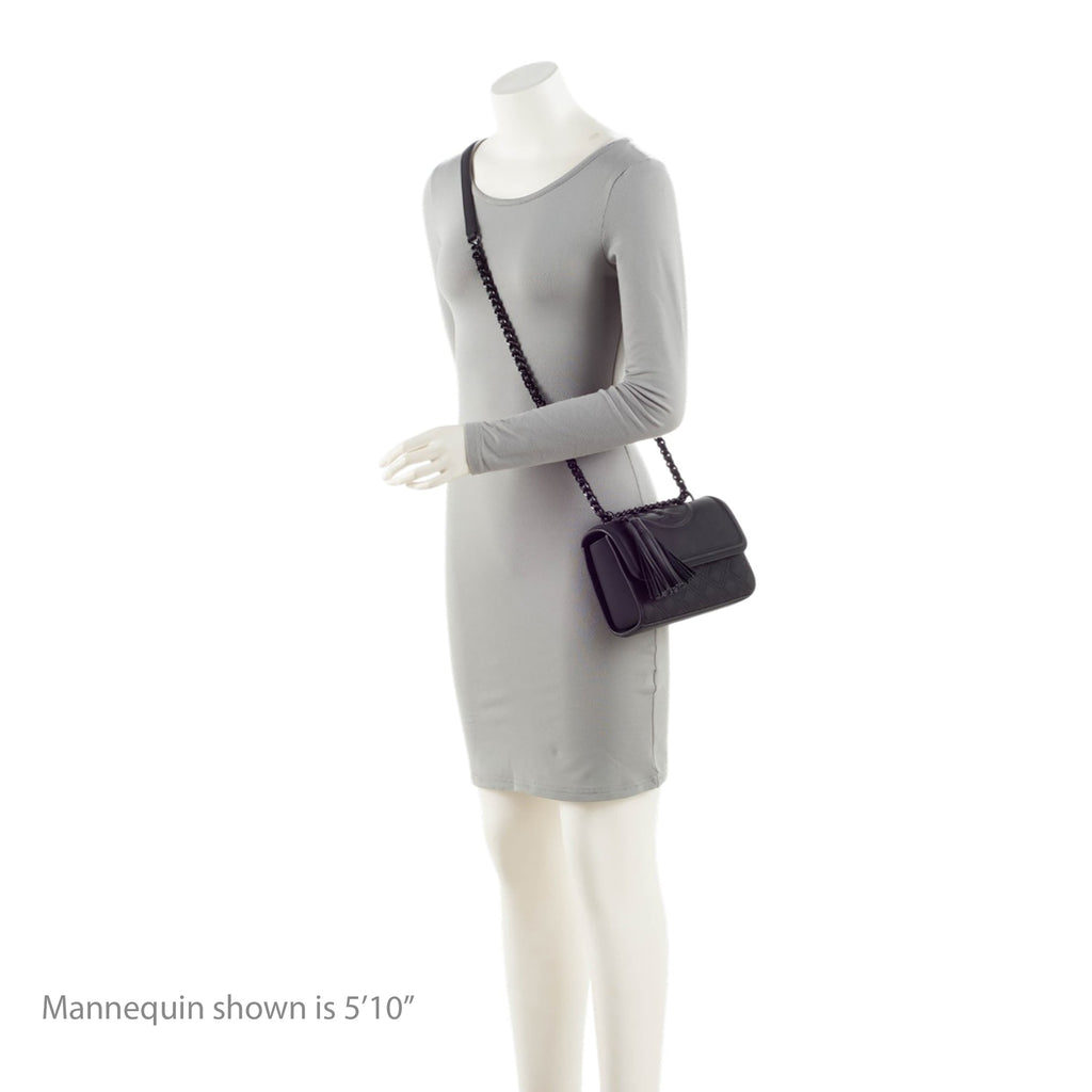 Tory Burch Matte Leather Fleming Small Shoulder Bag