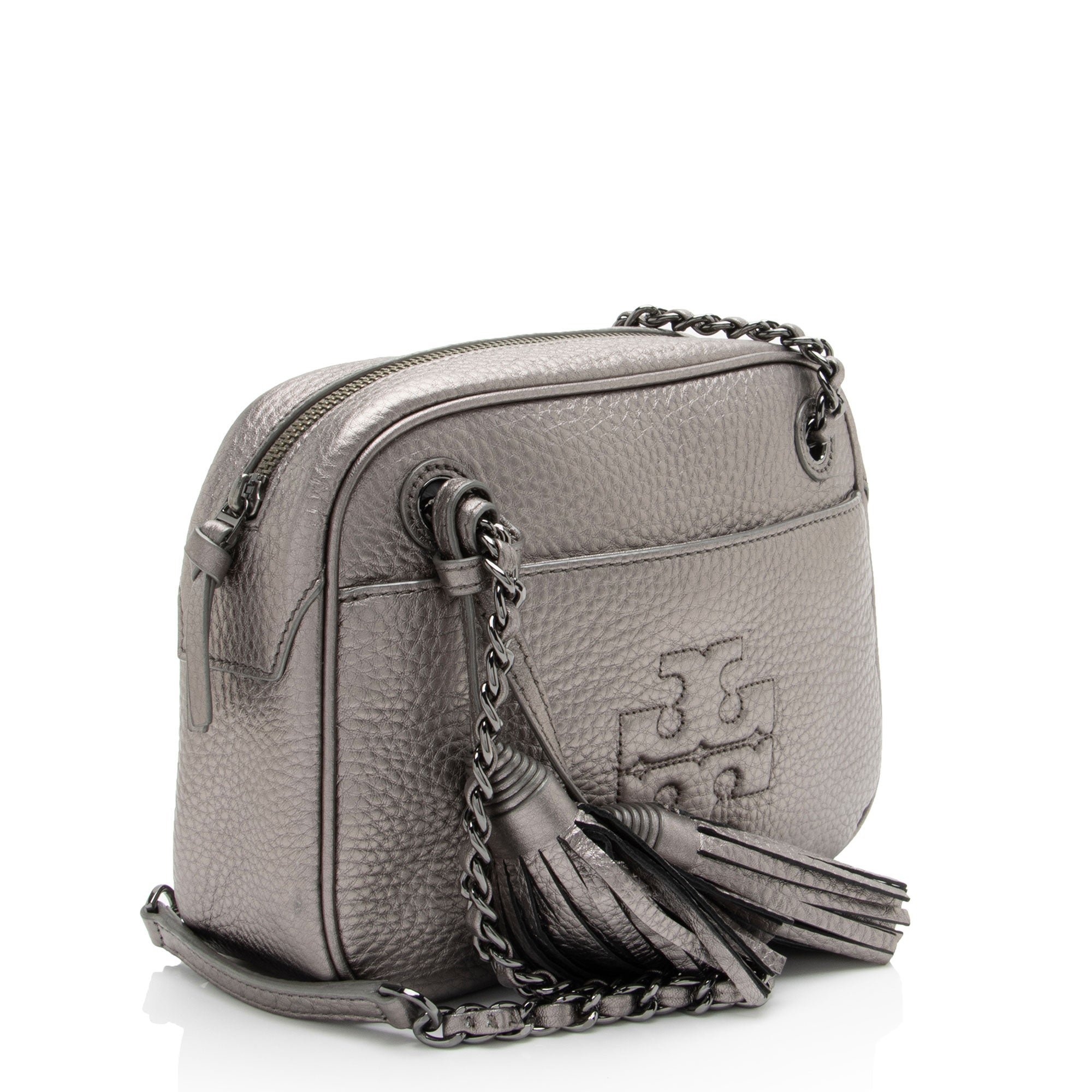 Tory Burch Metallic Leather Thea Chain Crossbody