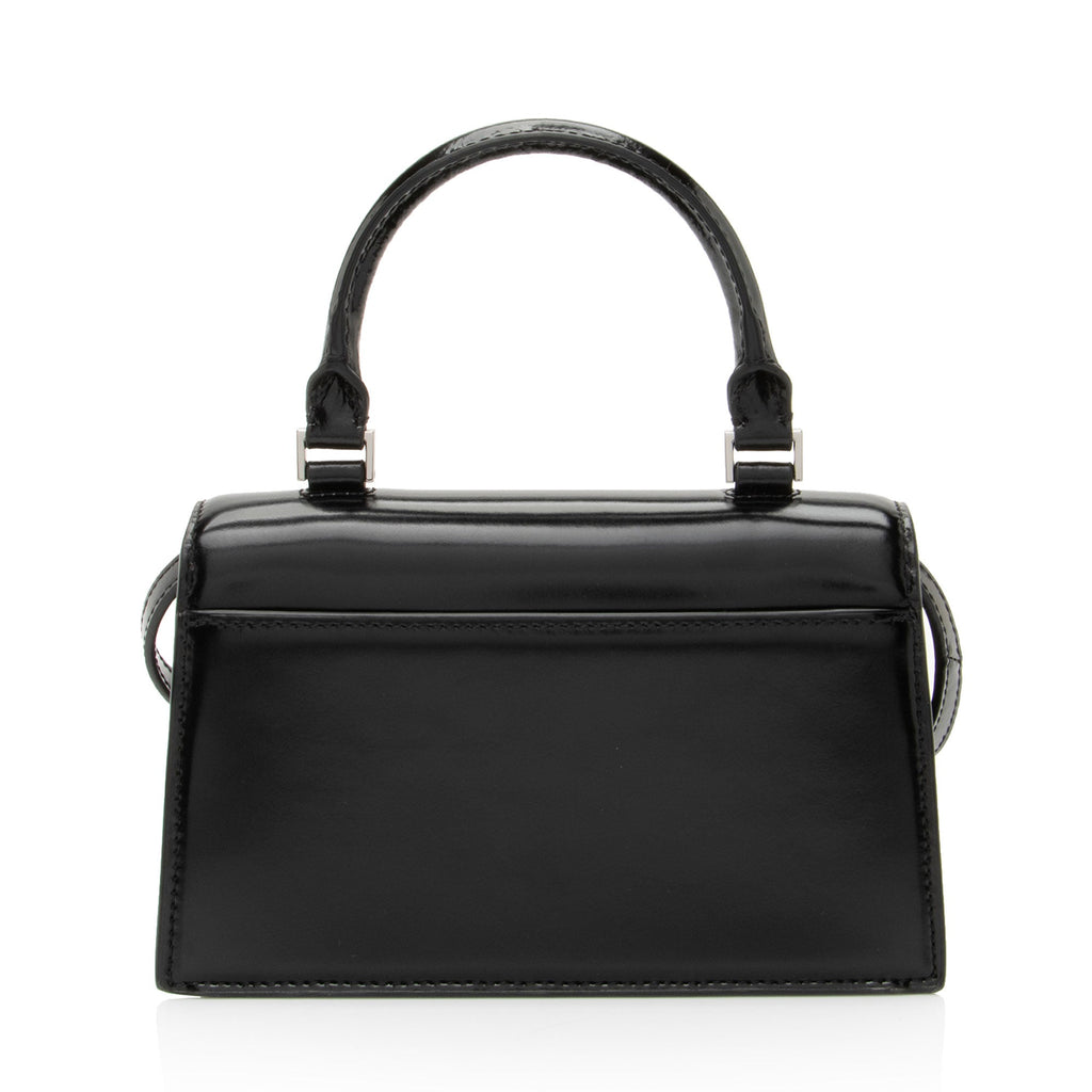 Tory Burch Patent Leather Bon Bon Mini Top Handle