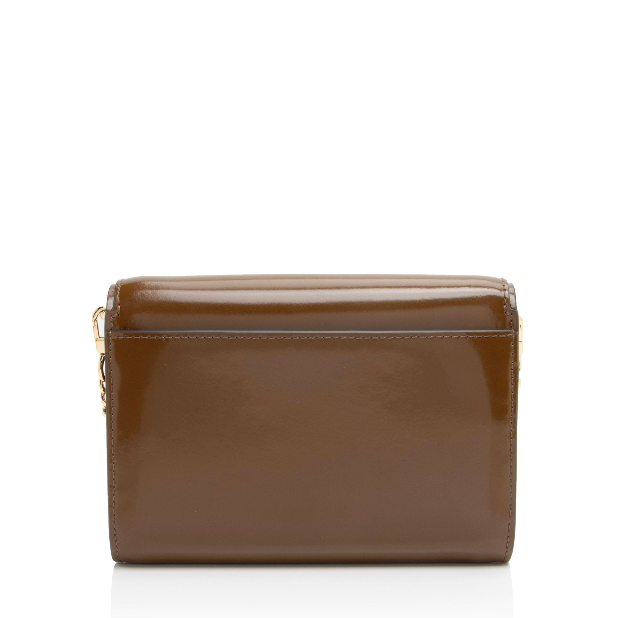 Tory Burch Patent Leather Emerson Wallet on Chain