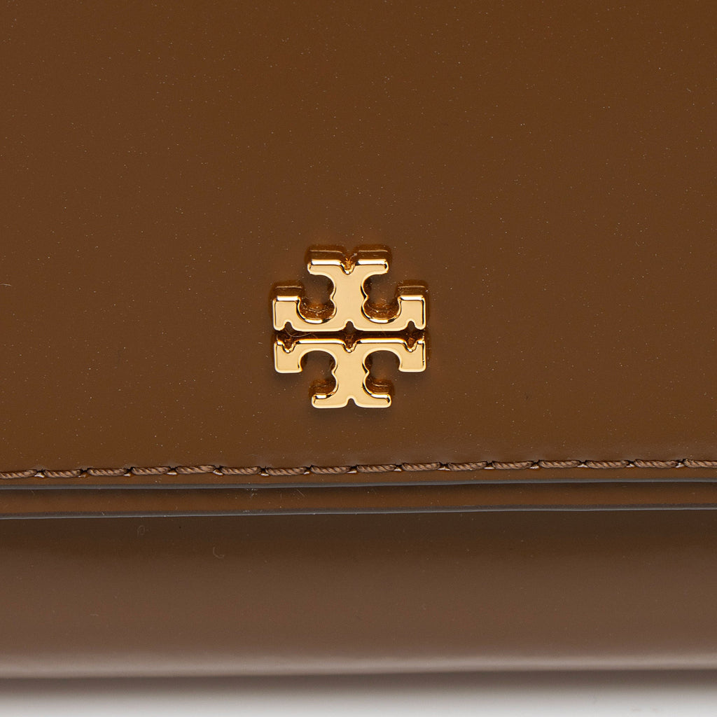 Tory Burch Patent Leather Emerson Wallet on Chain