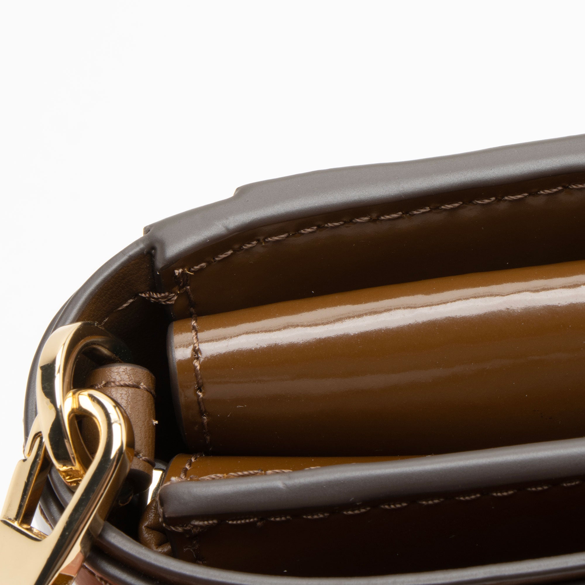 Tory Burch Patent Leather Emerson Wallet on Chain