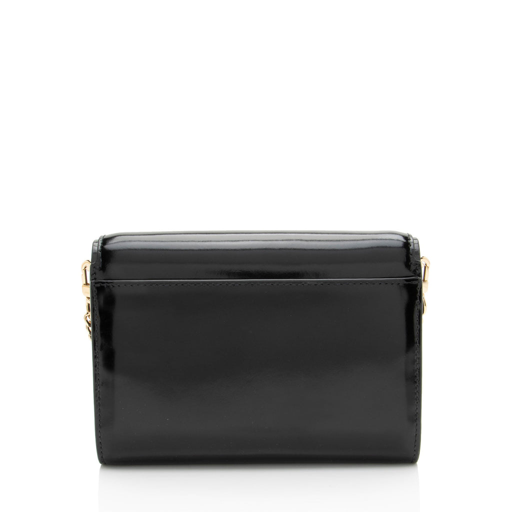 Tory Burch Patent Leather Emerson Wallet on Chain