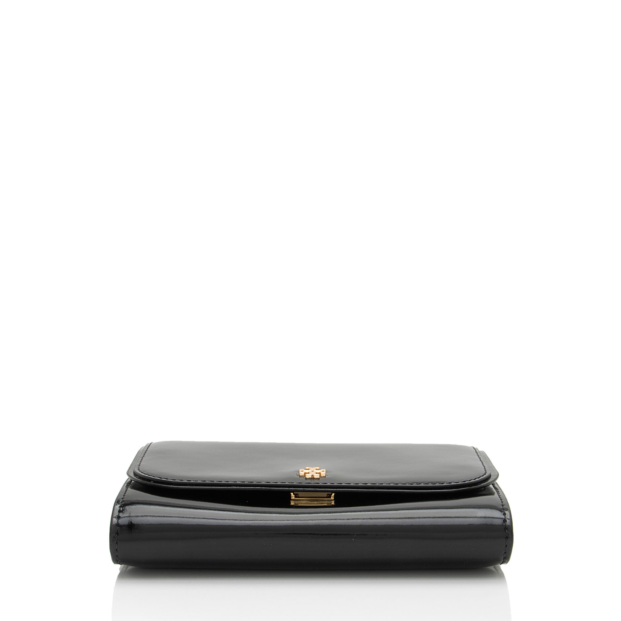 Tory Burch Patent Leather Emerson Wallet on Chain