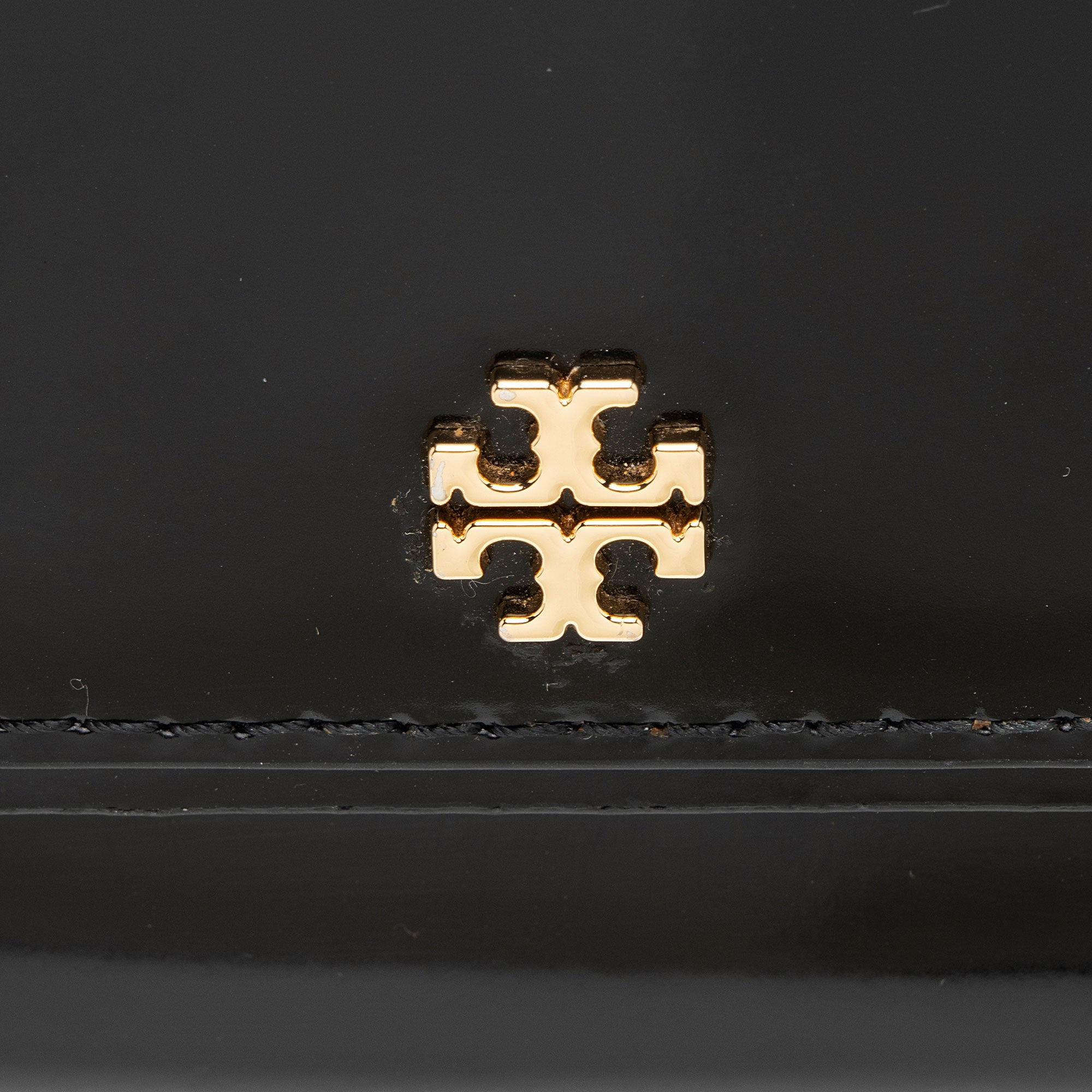 Tory Burch Patent Leather Emerson Wallet on Chain