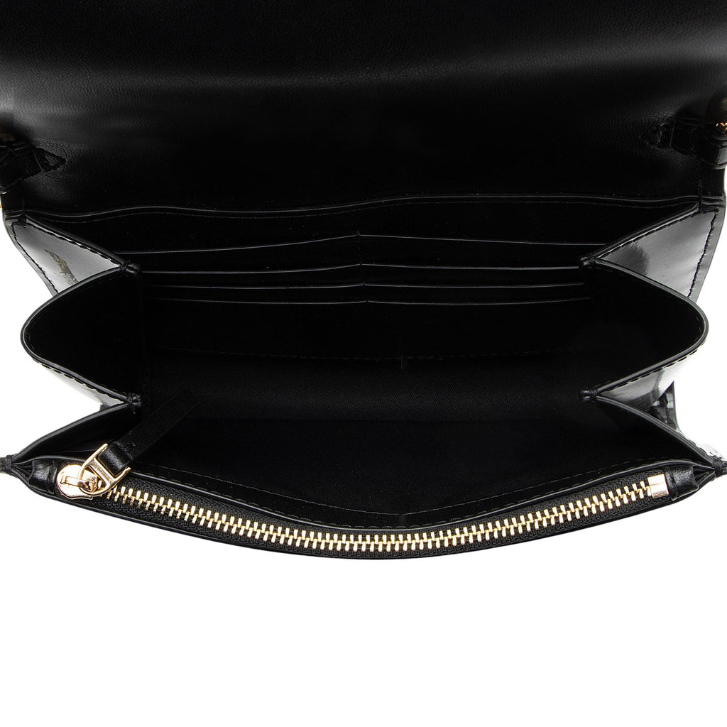 Tory Burch Patent Leather Emerson Wallet on Chain