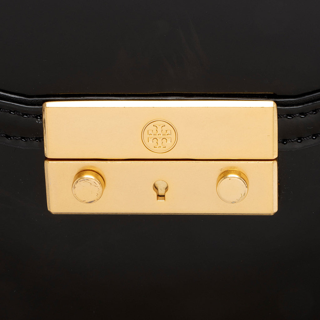 Tory Burch Patent Leather Juliette Top Handle