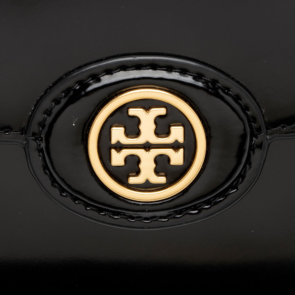 Tory Burch Patent Leather Robinson Shoulder Bag