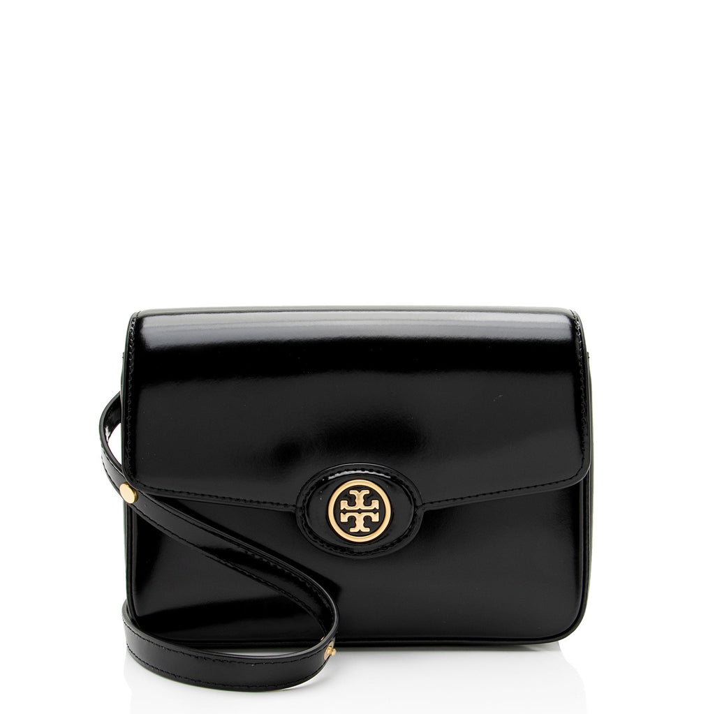 Tory Burch Patent Leather Robinson Shoulder Bag