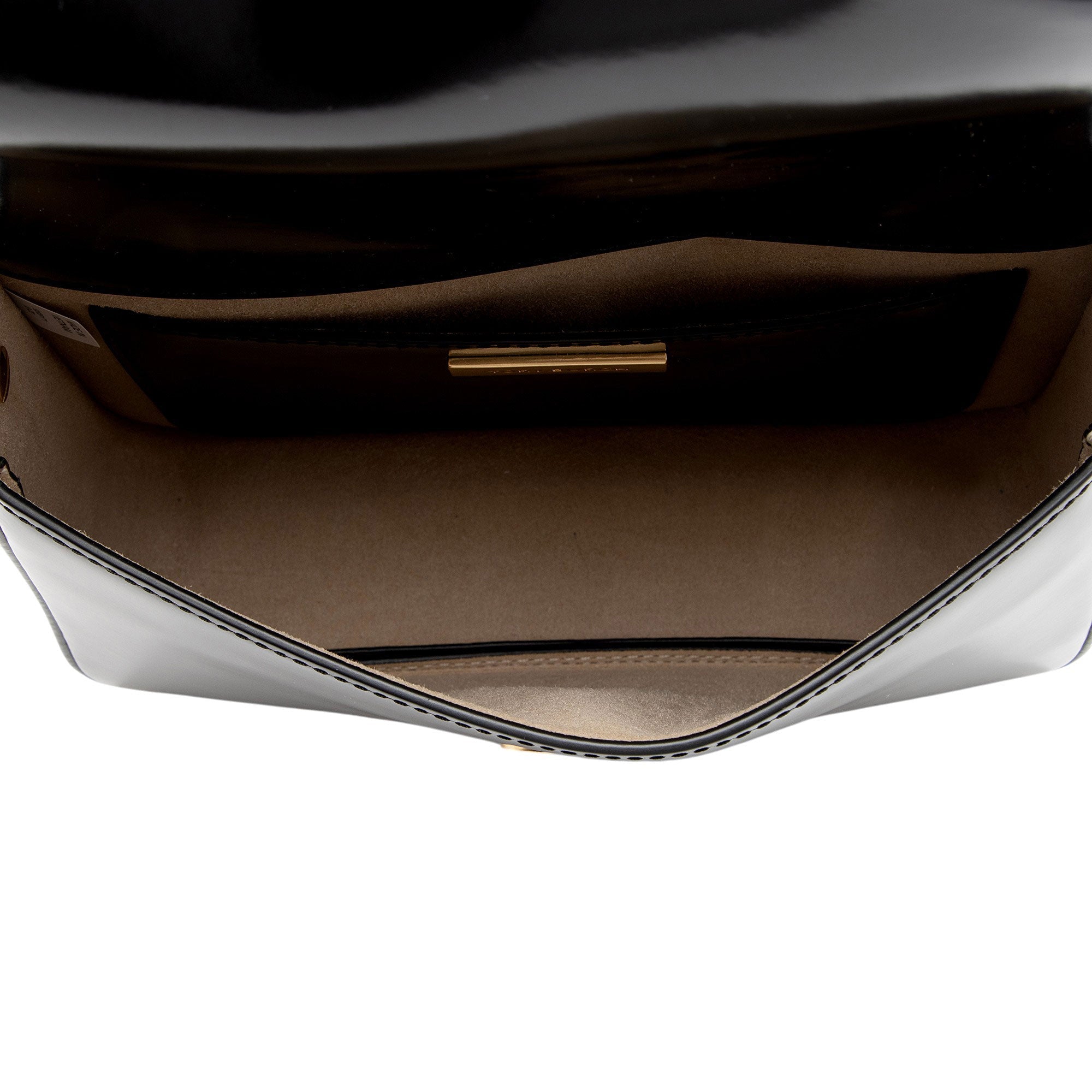 Tory Burch Patent Leather Robinson Shoulder Bag