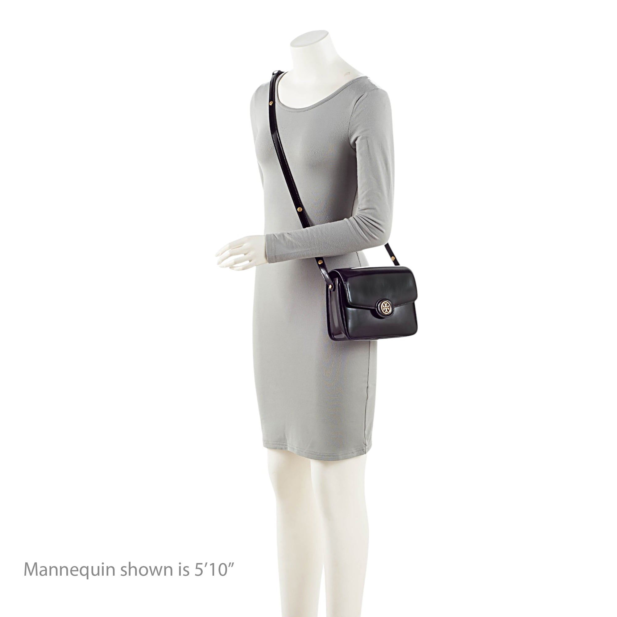 Tory Burch Patent Leather Robinson Shoulder Bag
