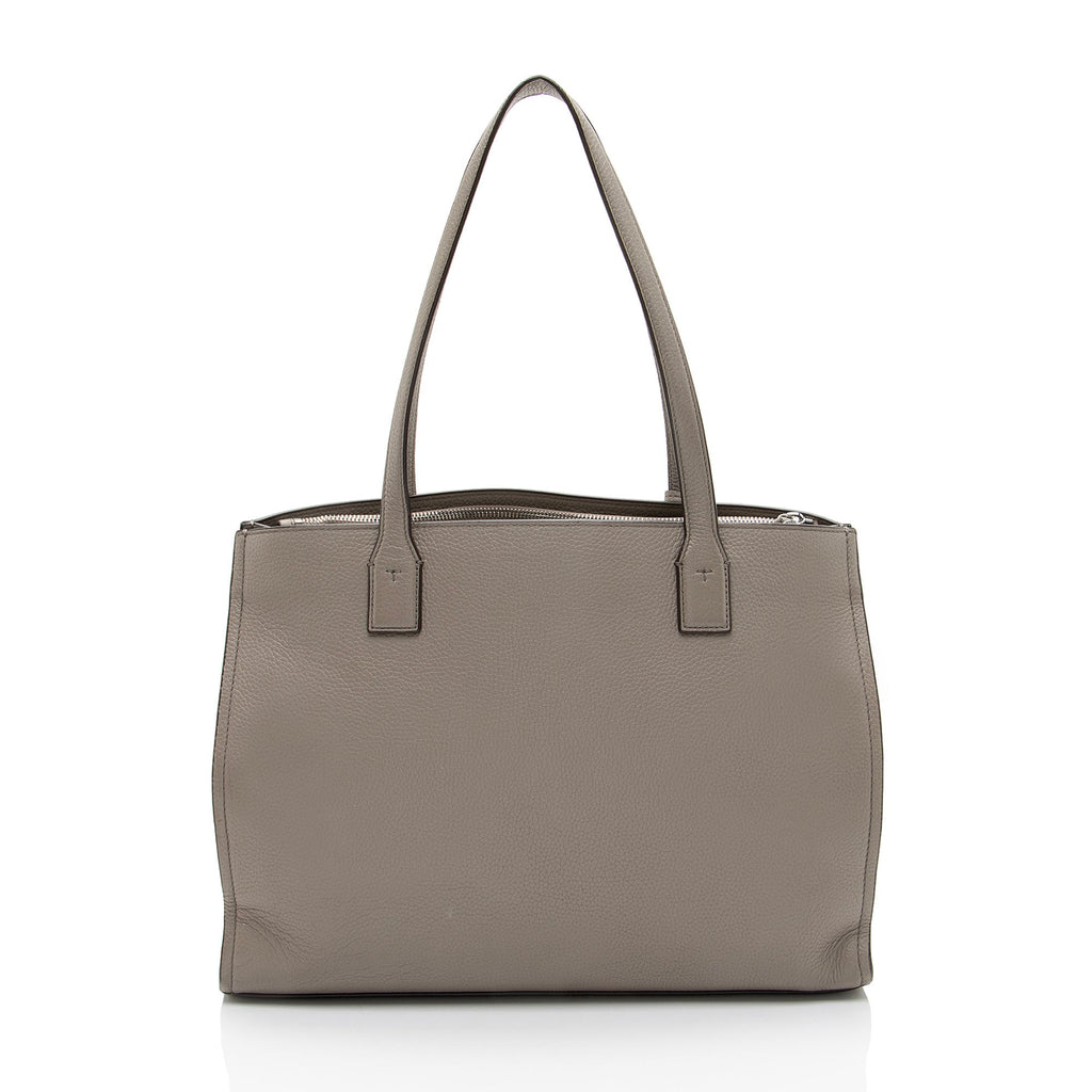 Tory Burch Pebbled Leather Thea Tassel Large Tote