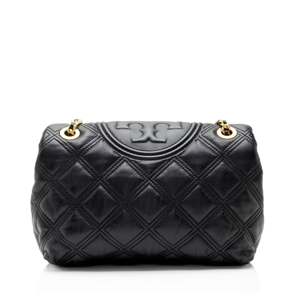 Tory Burch Quilted Leather Fleming Soft Shoulder Bag