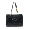 Tory Burch Quilted Leather Fleming Soft Tote