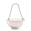 Tory Burch Quilted Leather Fleming Crescent Mini Shoulder Bag