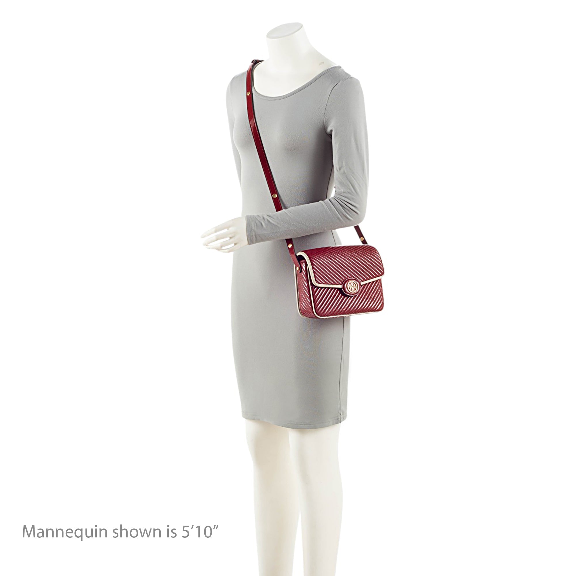 Tory Burch Quilted Patent Leather Robinson Shoulder Bag