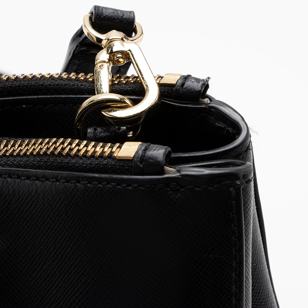 Tory Burch Saffiano Leather Robinson Double Zip Tote (SHF-13328)