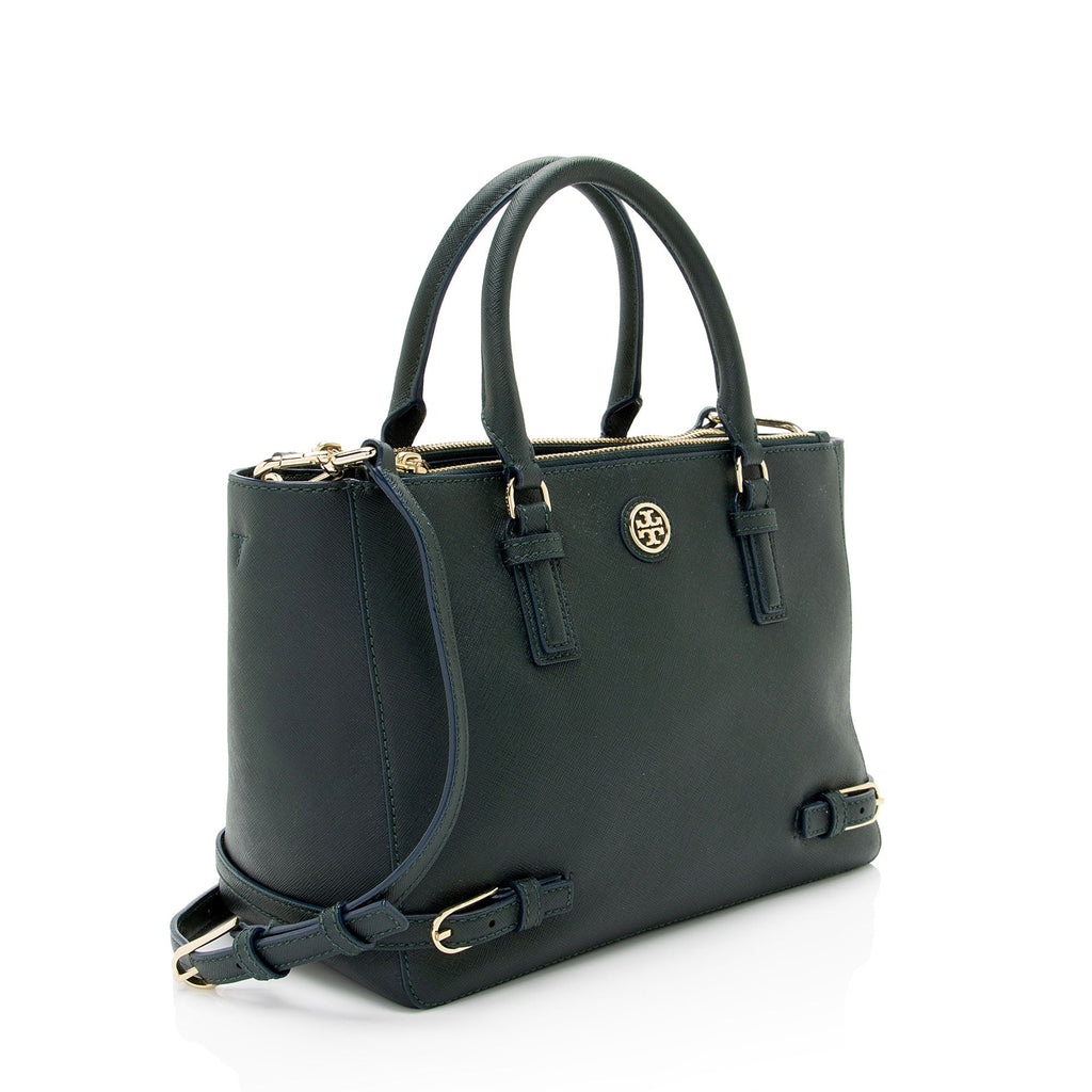 Tory Burch Saffiano Robinson Small Multi Tote