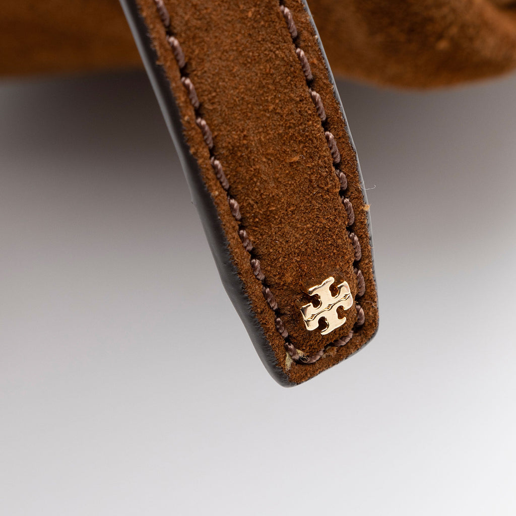 Tory Burch Suede Romy Bucket Bag