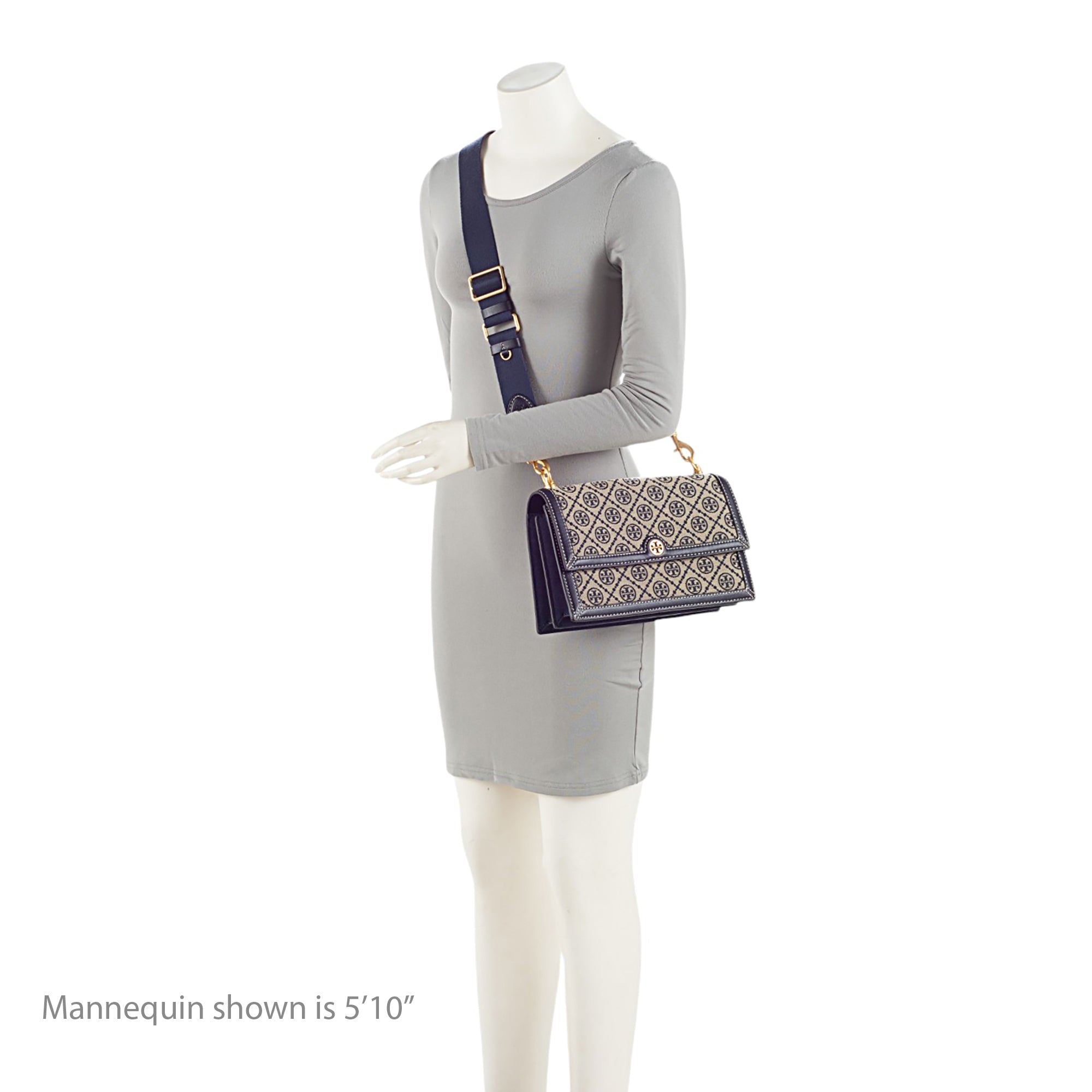 Tory Burch T Monogram Canvas Medium Crossbody