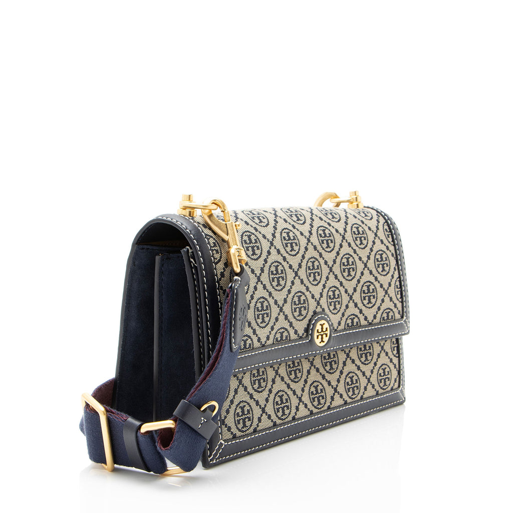 Tory Burch T Monogram Canvas Medium Crossbody