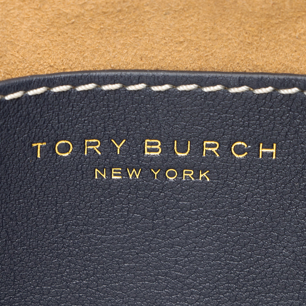 Tory Burch T Monogram Canvas Romy Bucket Bag