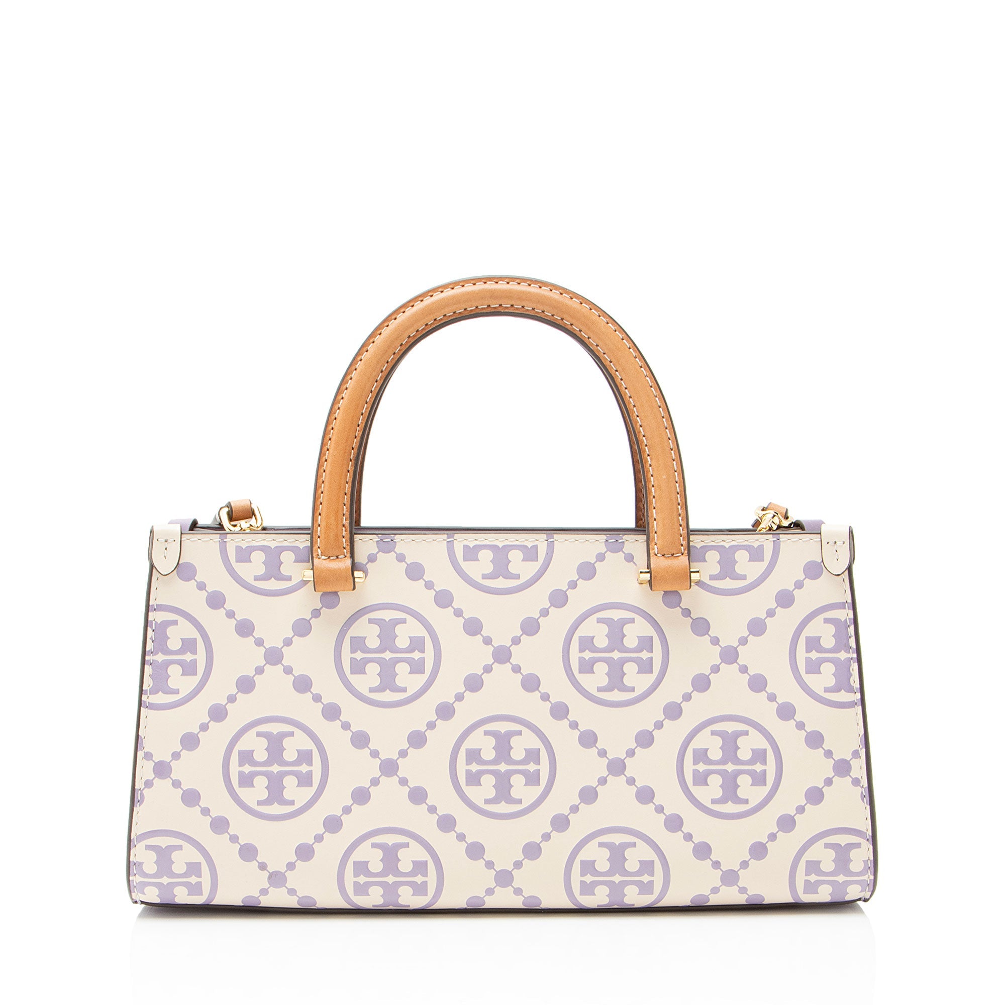 Tory Burch T Monogram Embossed Leather E/W Tote