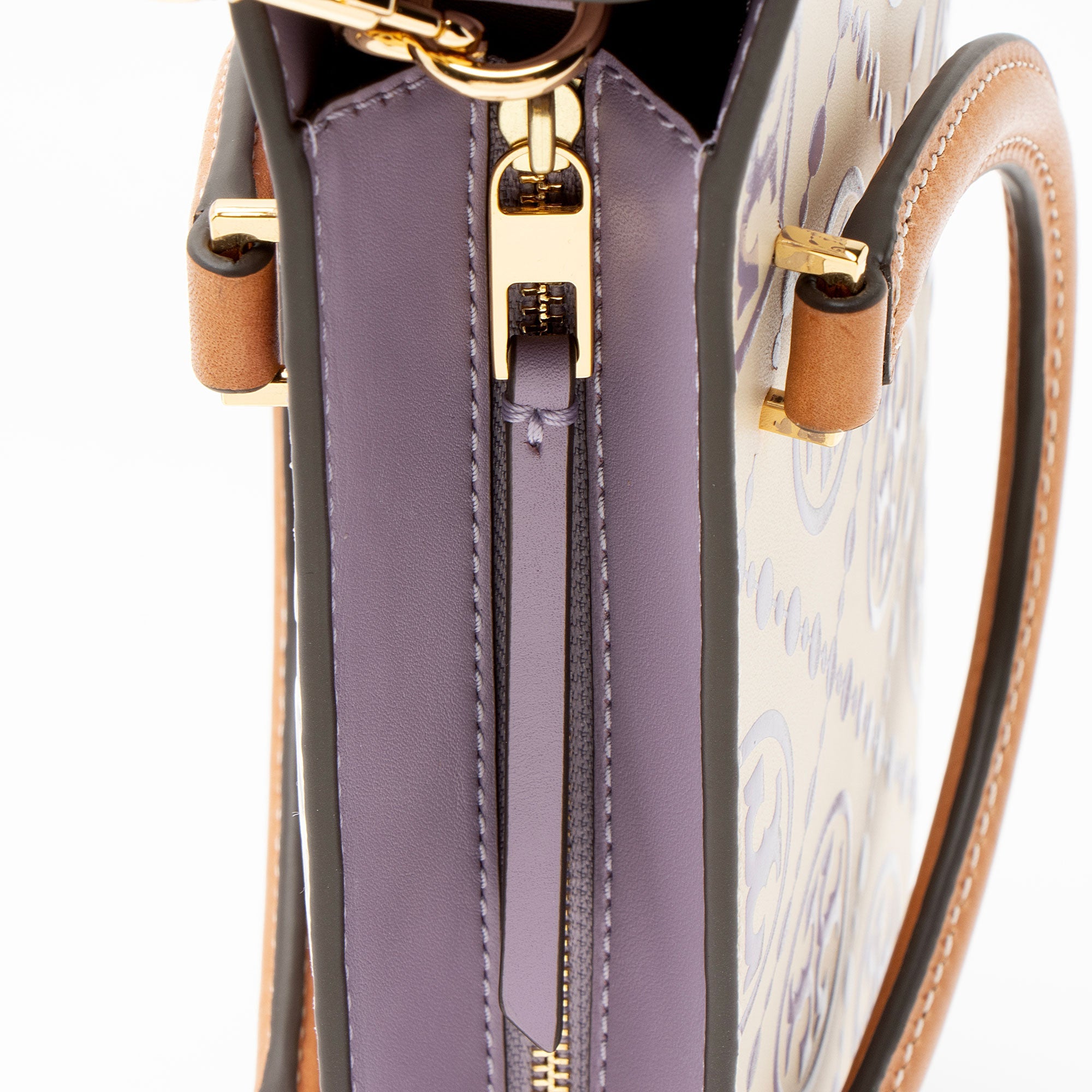 Tory Burch T Monogram Embossed Leather E/W Tote