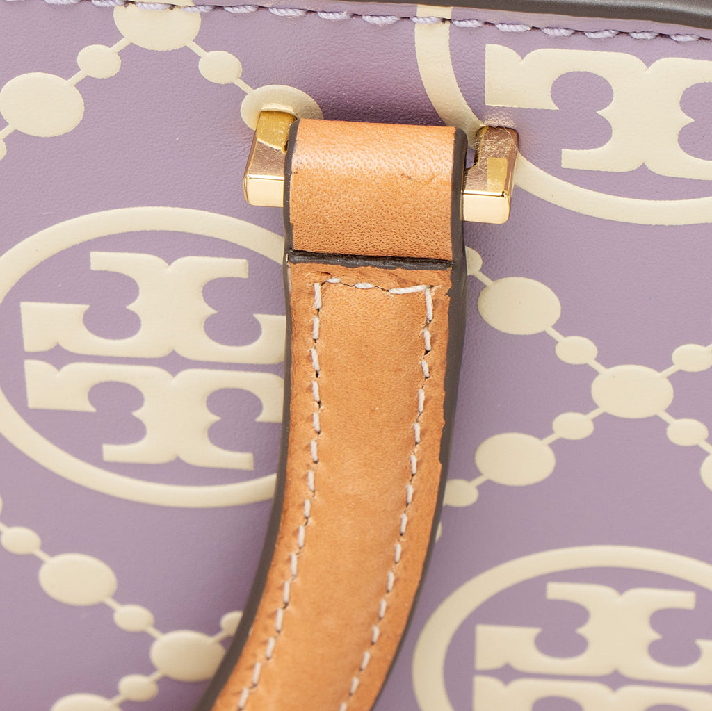 Tory Burch T Monogram Embossed Leather E/W Tote