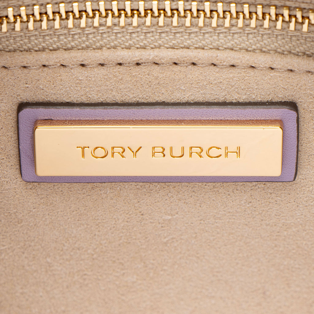 Tory Burch T Monogram Embossed Leather E/W Tote