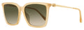 Jimmy Choo Square Sunglasses Totta /G FWMHA Nude/Gold 56mm Nude Gold