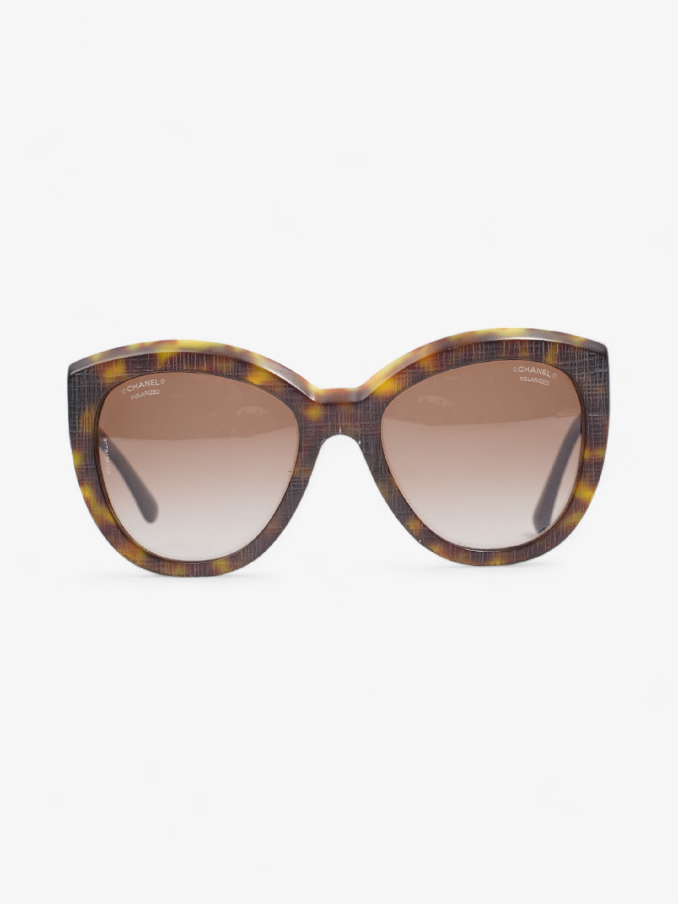 Chanel Oversized Polarized Sunglasses Black Acetate 140mm