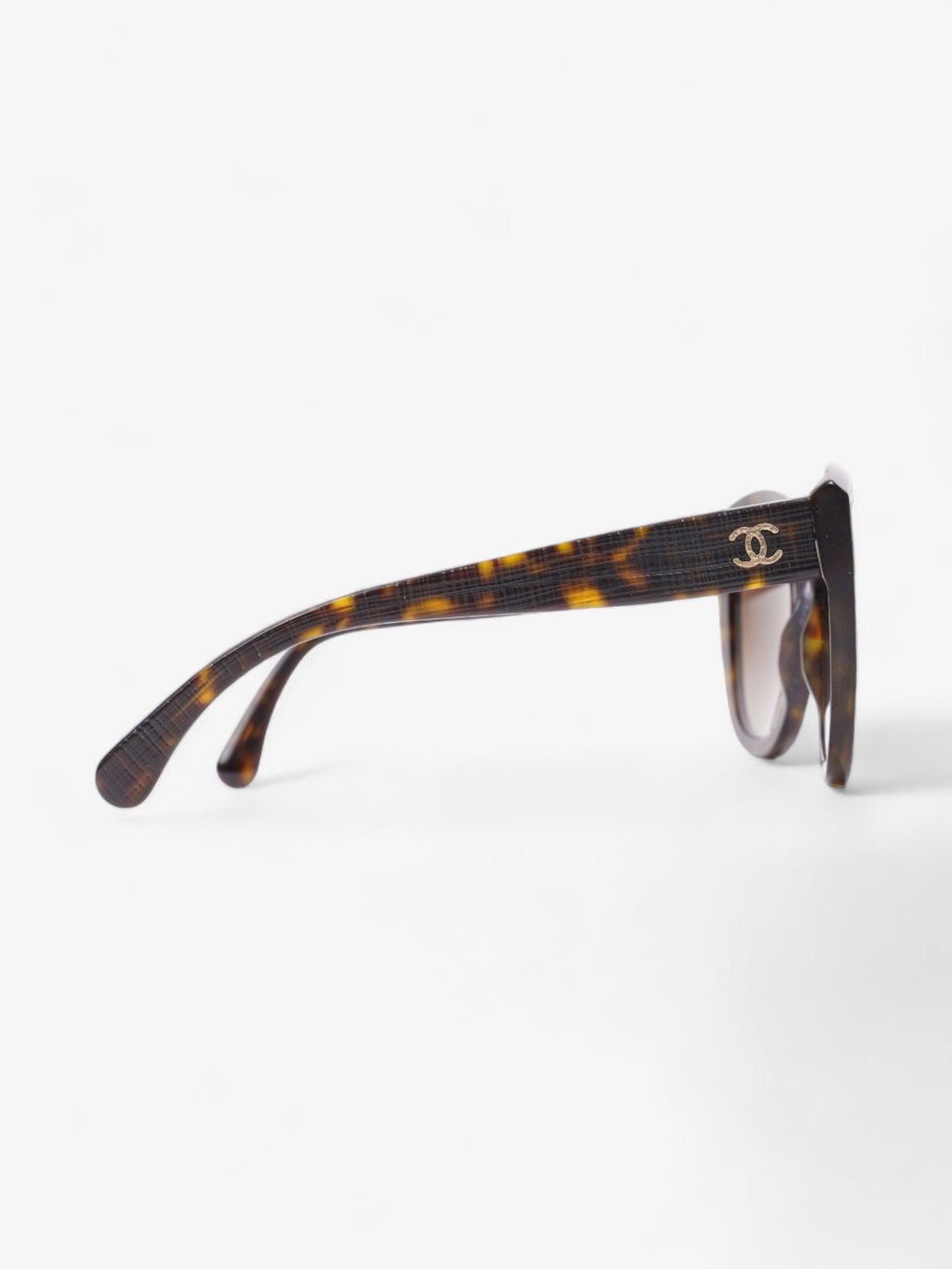 Chanel Oversized Polarized Sunglasses Black Acetate 140mm