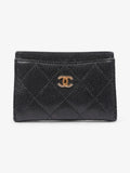 Chanel Classic Card Holder Black Caviar Leather