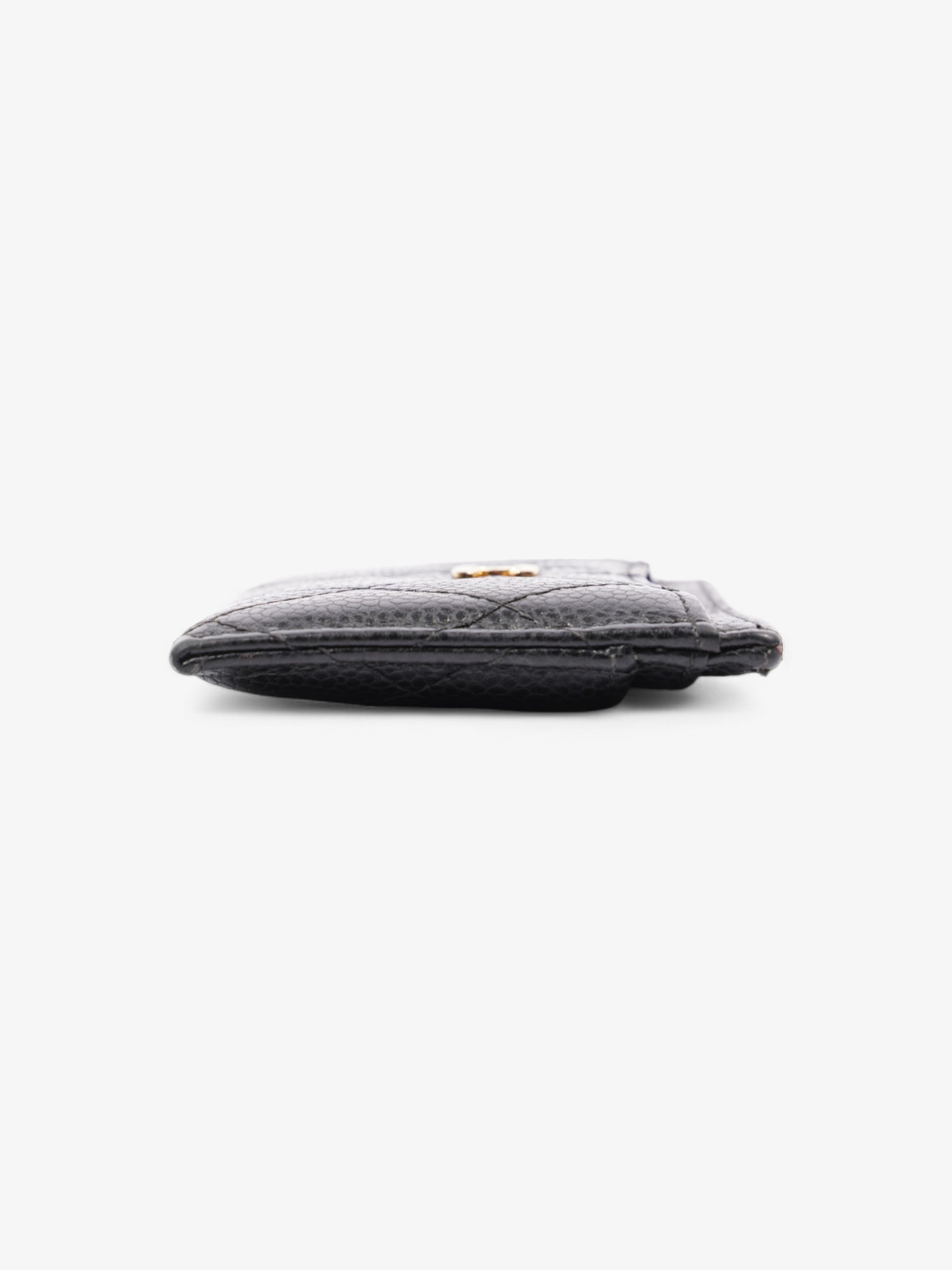 Chanel Classic Card Holder Black Caviar Leather