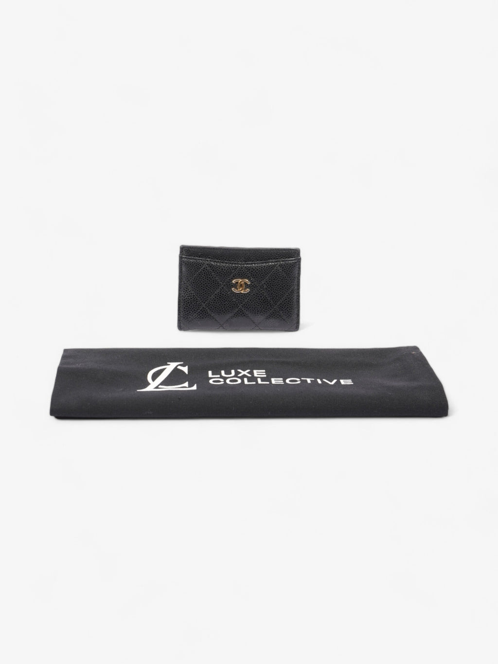 Chanel Classic Card Holder Black Caviar Leather