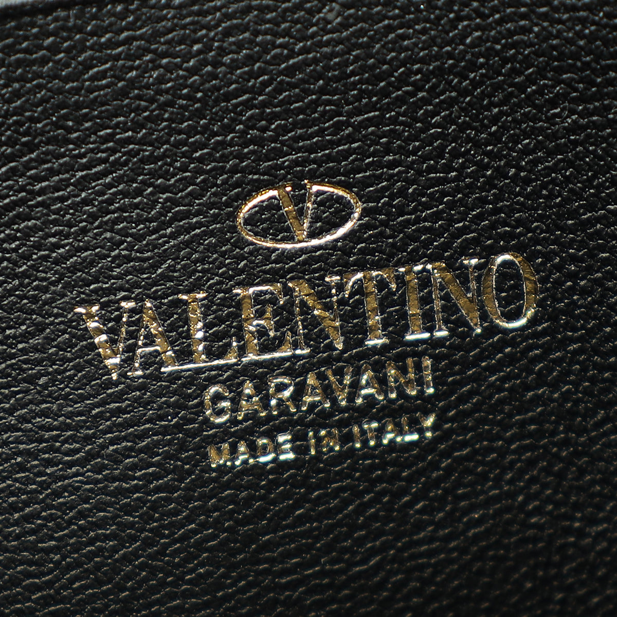 Valentino Black VLogo Mini Chain Shoulder Bag