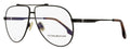Victoria Beckham Pilot Eyeglasses VB2137 001 Black 59mm Black